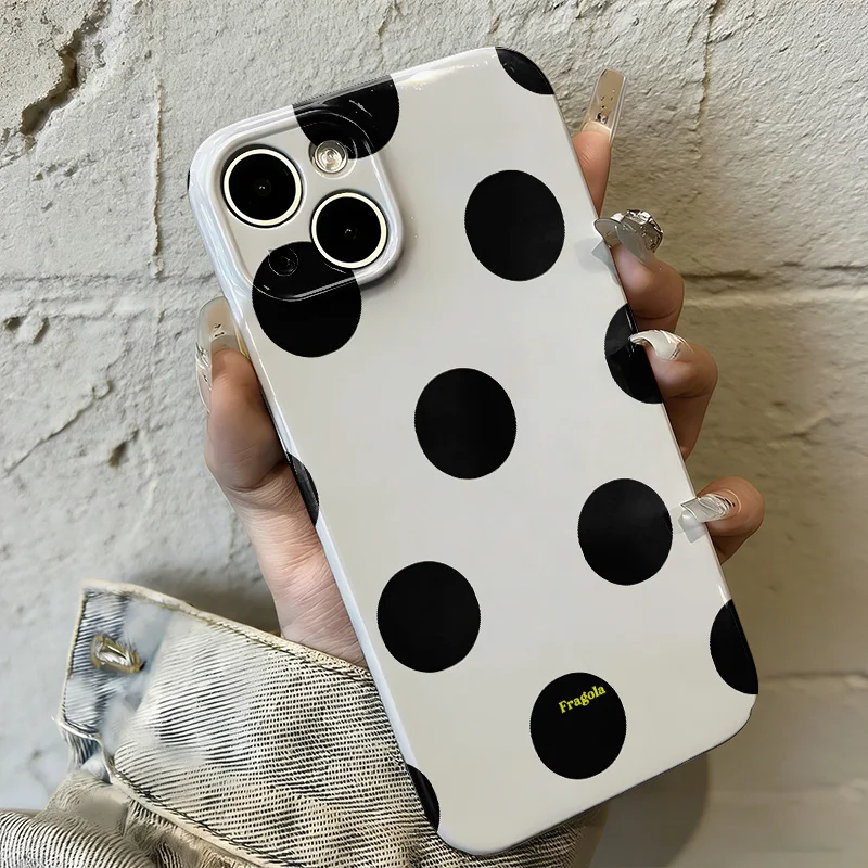 Capa de Telefone Fragola Swag DALMATA para Samsung Galaxy S20 S21 S22 S23 S24 S25 S26 FE Plus Note20 Ultra 4G 5G, Filme Brilhante em PC Duro
