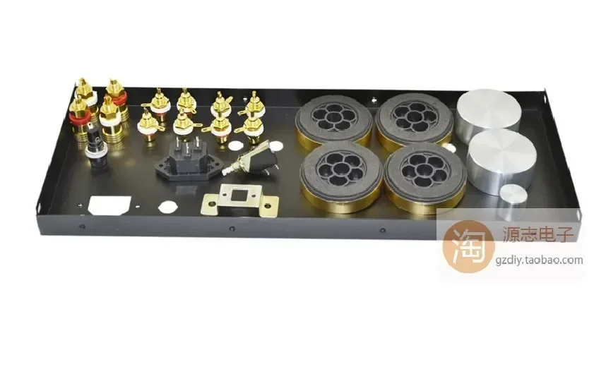 

amplifier case 430*380*140mm PRA-800 Merge Amplifier Chassis/Full aluminum Power amplifier chassis / AMP Enclosure / case BOX