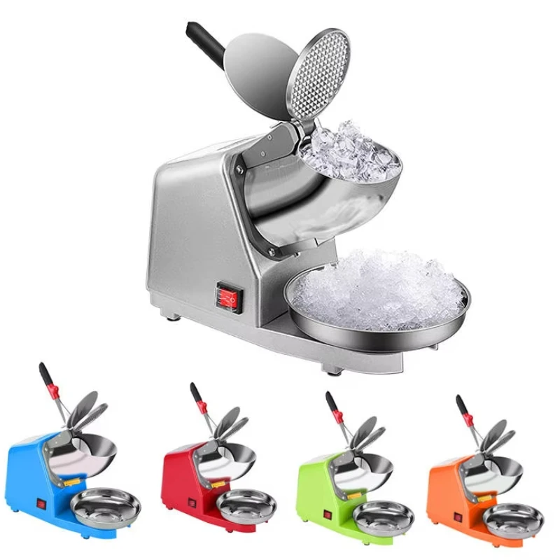 Ice crusher Portable electric ice crusher Stainless steel blade Household 300g capacity