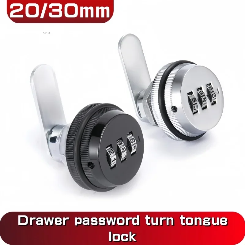 3 Digit Security Password Keyless Drawer Cam Lock Combination Coded Door Cabinet Home Hardware Zinc Alloy Mail Box