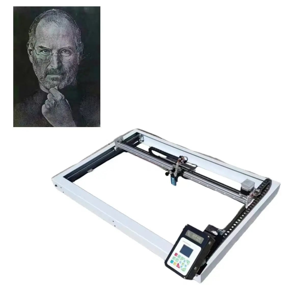 Europe Hot Selling Tombstone Impact Engraver, Construction Machinery for Stone Photo Engraving Wholesale