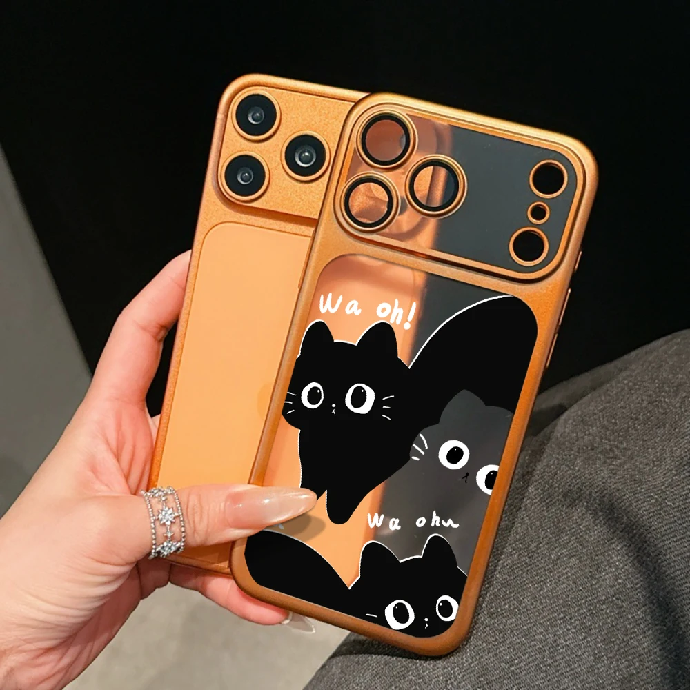 Niedliche Katzen-Schutzhülle für iPhone 13 Pro Max Hüllen iPhone 17 11 12 13 ProMax 16 14 15 Plus 17 Air PC Mattierte Sturzsichere Hülle – Detail 10