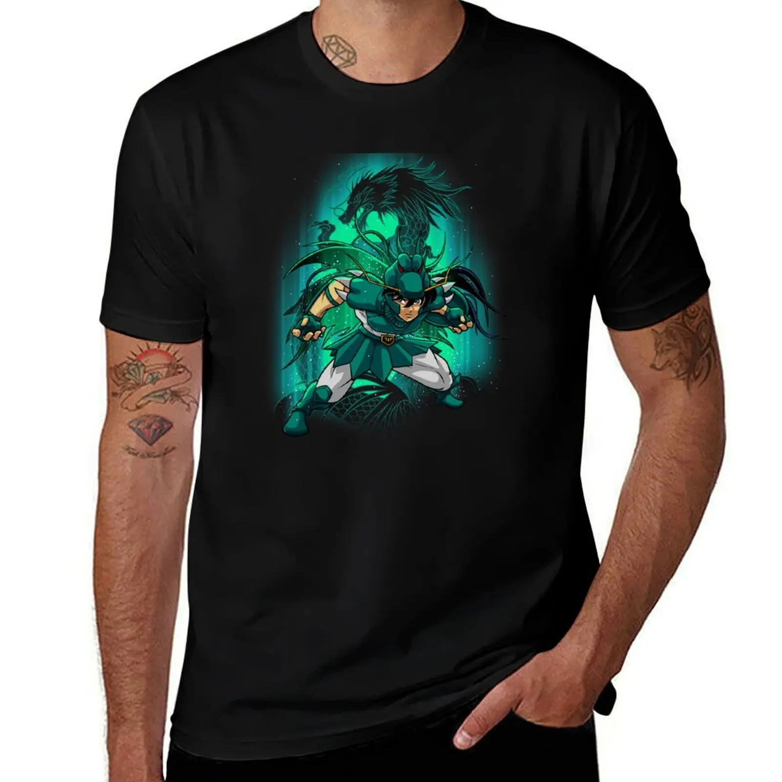 Shiryu of Dragon T-Shirt man t shirts high quality luxury brand T-Shirt