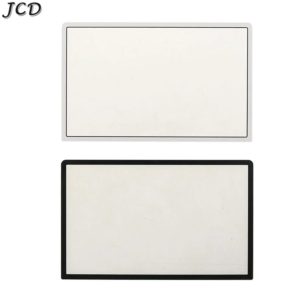 JCD For 3DS XL LL Replacement Black White Top Plastic Screen Frame Lens Cover Front LCD Screen Protector Panel For 3DSXL 3DSLL