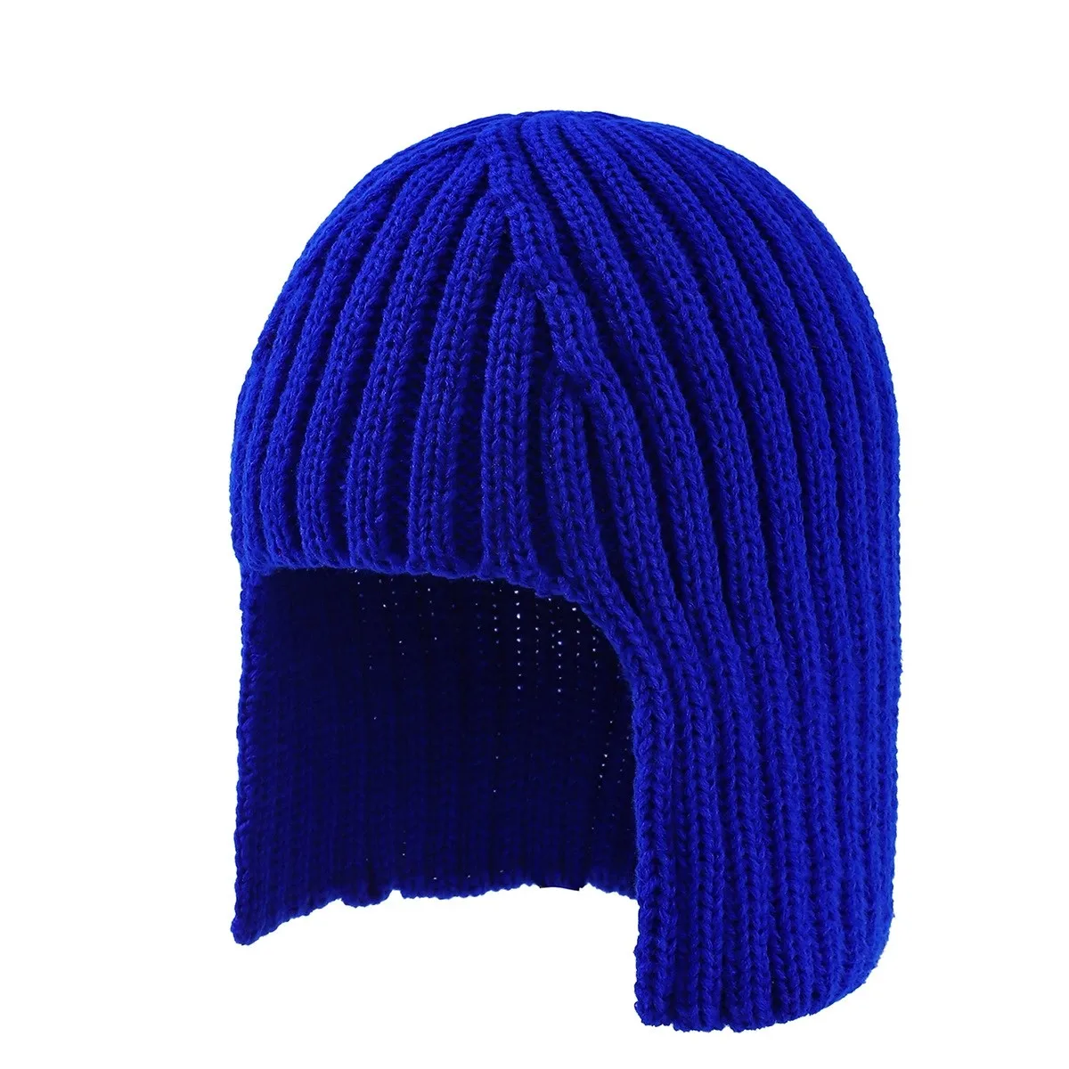 Hot Girl Perücke Strickmütze für Damen, warmer Gehörschutz für Herbst und Winter, Kopfbedeckung, modische Wollmütze im Einkaufsstil – Detail 19