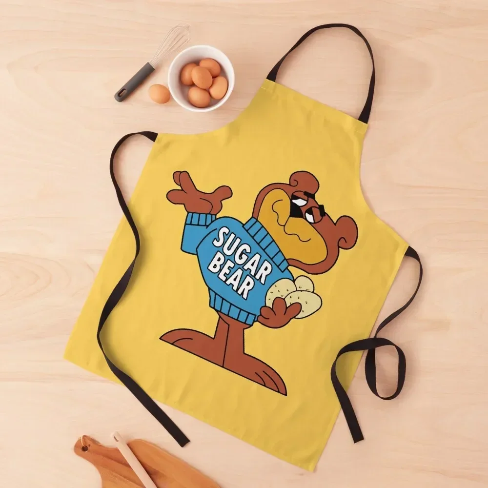 

Фартук Sugar Bear для кухни, полезные аксессуары для шеф-повара, фартук на заказ