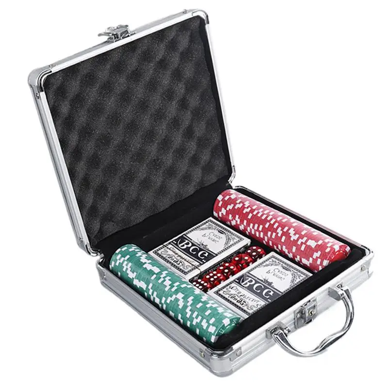 Poker Chips Set For Texas Holdem Professional Poker Chips Poker Sets Counting Counters Lightweight Poker Chips Set For Home