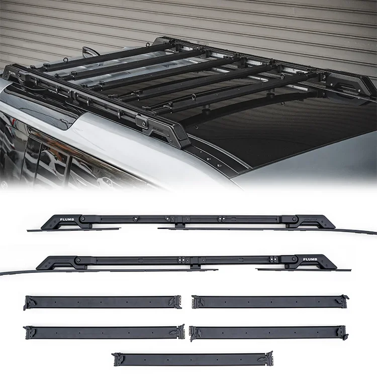 4X4 Cargo Carriers  Al-Mg Alloy Car Roof Luggage Rack Platform Roof Racks Cross Bars for Land Rover defender 2020 2022 2023