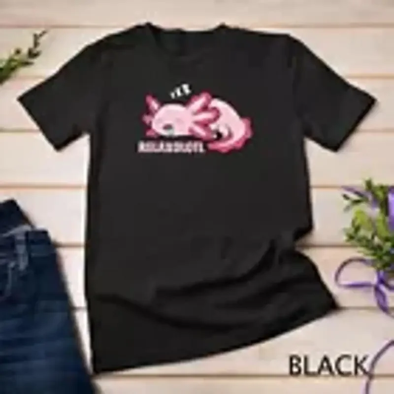 Cute Axolotl Lover Mexican Salamander Relaxolotl Unisex T shirt