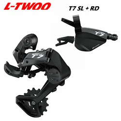 NEW! LTWOO T7 1x10 Speed Two Way Release Shifter + Stabilize Damping Rear Derailleur Cage length 82mm, 10s