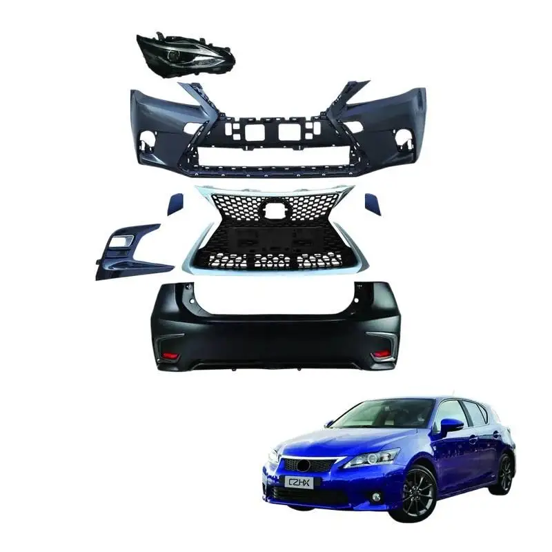 

2017 Original Bumper Kit 2012-2016 CT200 High Quality ABS Plastic Easy Installation Front Rear Replacement Purpose Vellfire