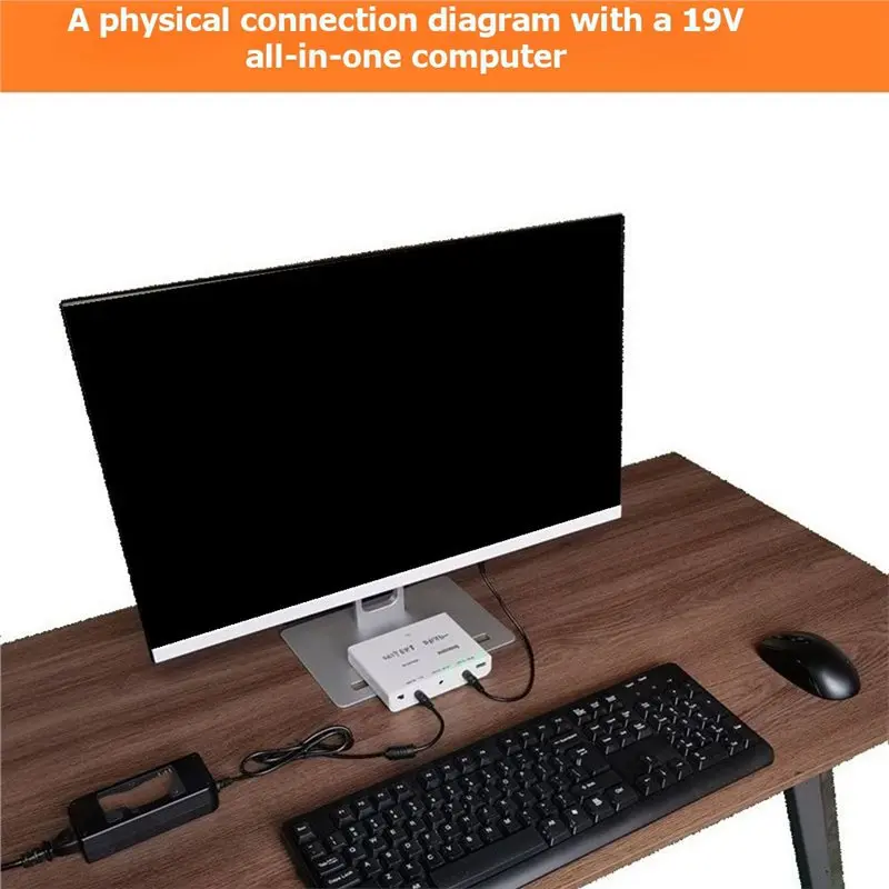 TFORU-Emergency DC UPS Power Supply 19V/20V 5X18650 Battery Backup For AIO PC / Mini Computer Safe & Portable Use