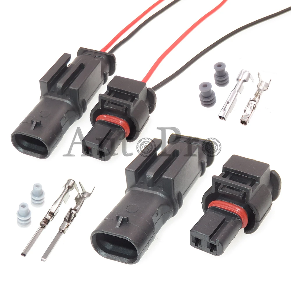 1 Set 2 Hole 872-863-561 872-857-561 AC Assembly Automobile Wire Harness Sockets Car Plastic Housing Electrical Connector