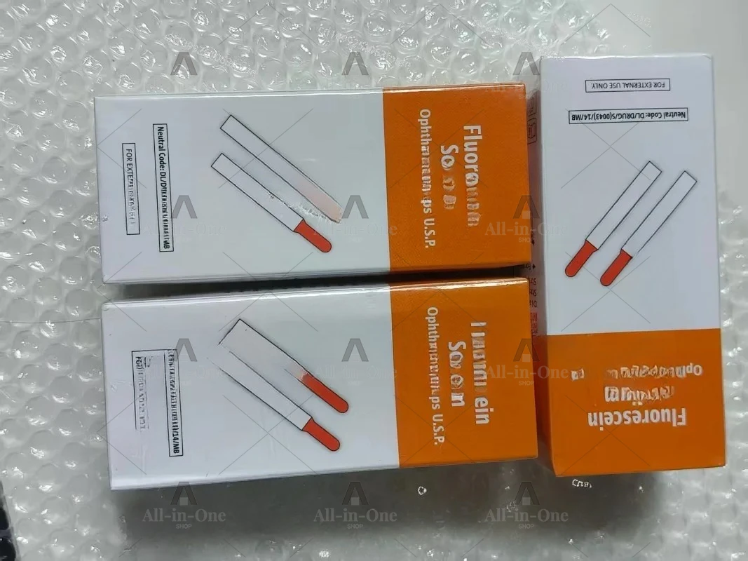 Office supply a box of 100 sodium detector, tear test paper (fluorescent strip filter strip) tear agent