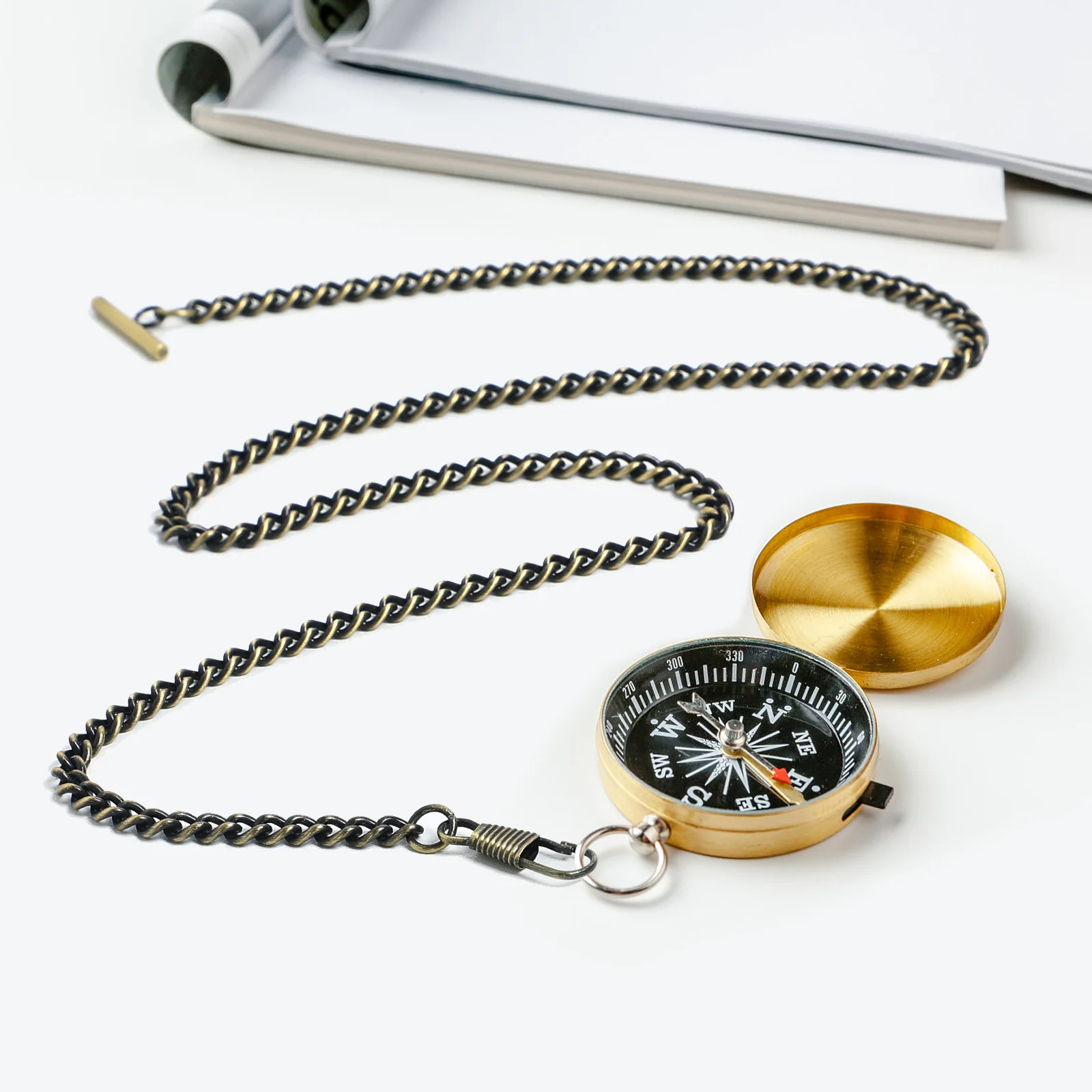 

Men's Classic Metal Watch Chain Vintage Style Pocket Chain for Belt Loop Gold Plated Jewelry Accessory Suitable for Suit Jeans