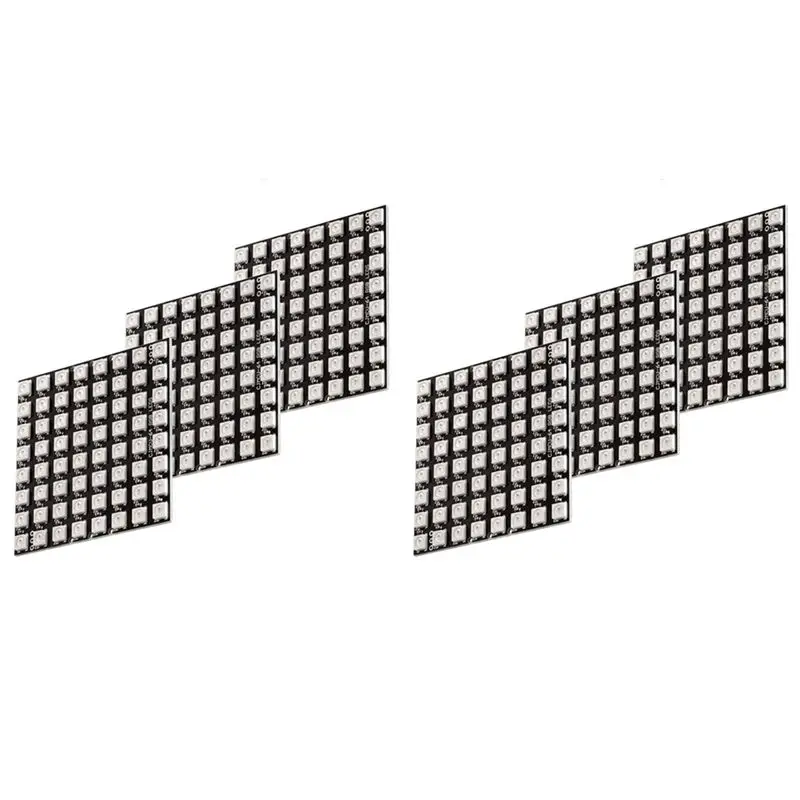 6 X U 64 LED Matrix Panel CJMCU-8X8 Module Compatible With For Arduino And For Raspberry Pi-AT36