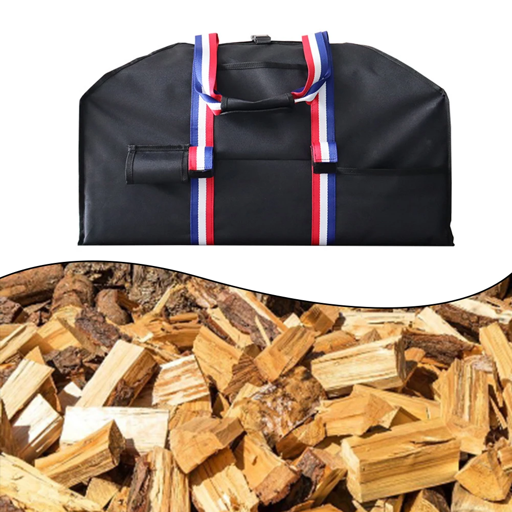 

Многофункциональная сумка-тоут для дров для кемпинга и заднего двора, ткань Оксфорд 600D, несколько карманов, 24, 12, 10 дюймов