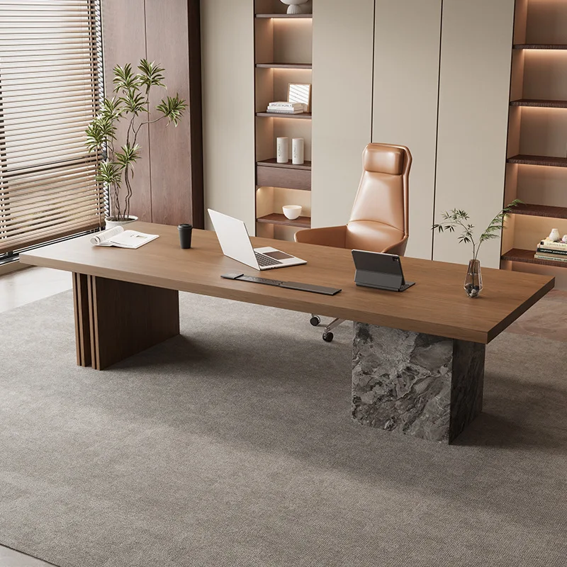 

Designer Luxury Executive Desk Wood Organizer Home Study Executive Desk Computer Laptop Work Mesa De Escritorio Office Furniture