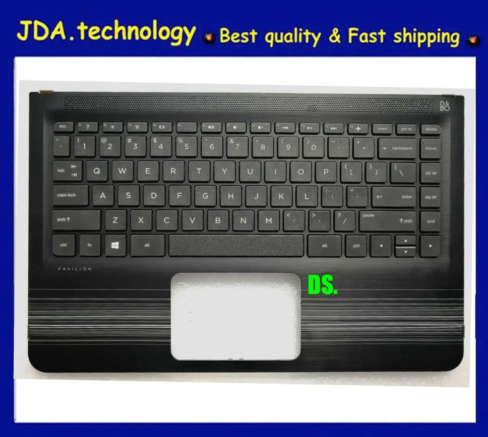 New Upper shell for HP Pavilion x360 13 m3-u000 13-u000 u100 palmrest upper cover US keyboard Silver line