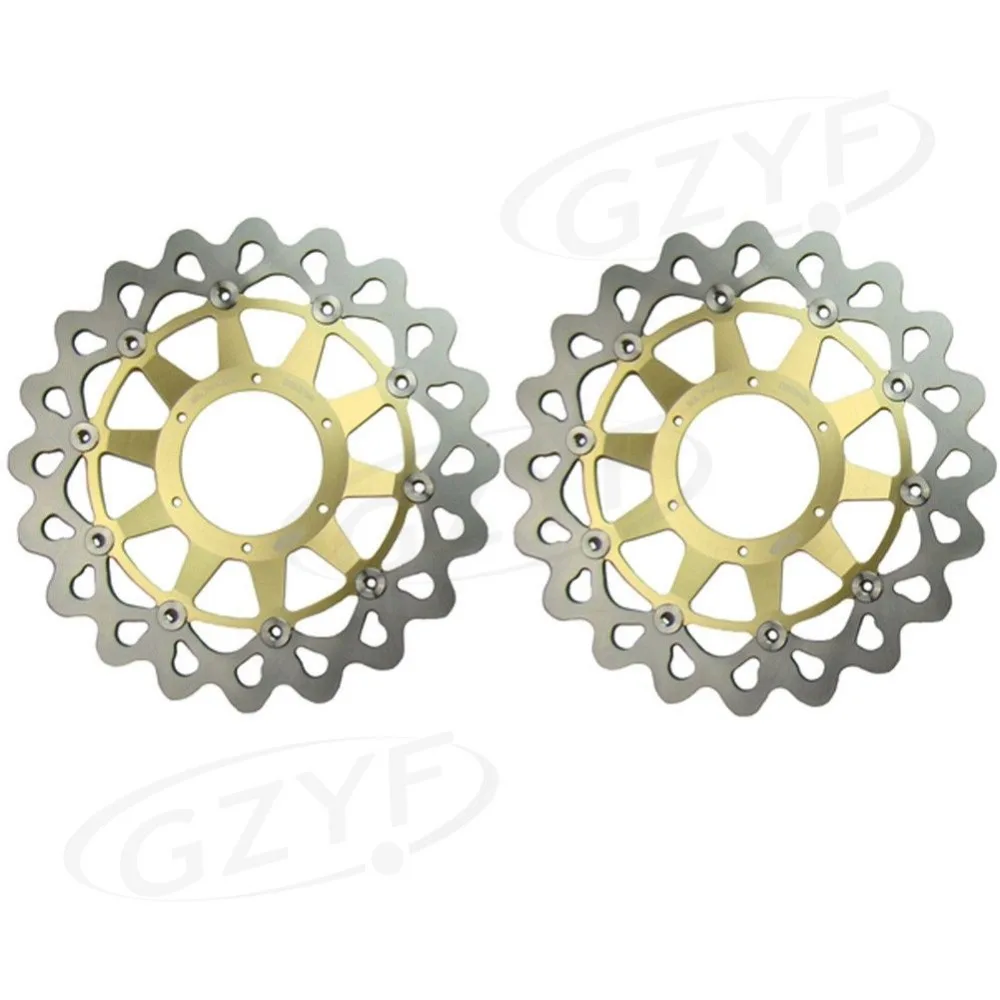 2PCS Motorbike Front Brake Disc Rotors Disks For Honda CBR1000RR 2006-2007 & VTR1000 SP1 RC51 2000-2004