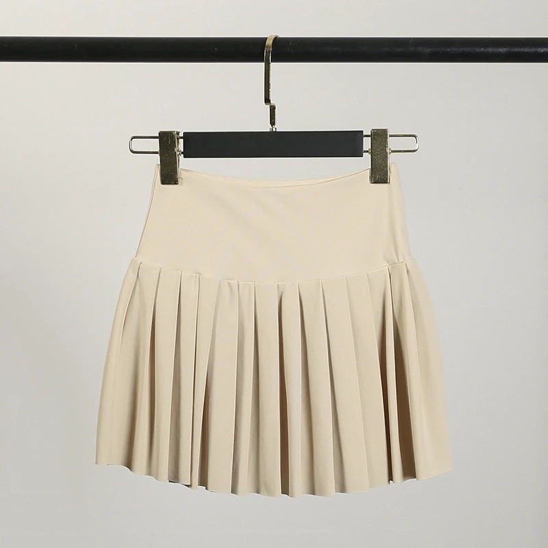 

Быстросохнущие искусственные двухсекционные брюки-кюлоты, защищающая от воздействия спортивная юбка для бега, женская юбка для фитнеса, тонкая теннисная юбка для бадминтона