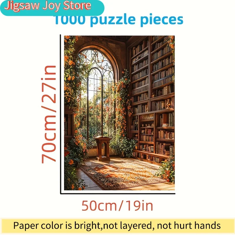 Puzzles Featuring Books And Wildflower Designs - a Challenging Project Essential for Enthusiasts, Suitable for, Perfect for F