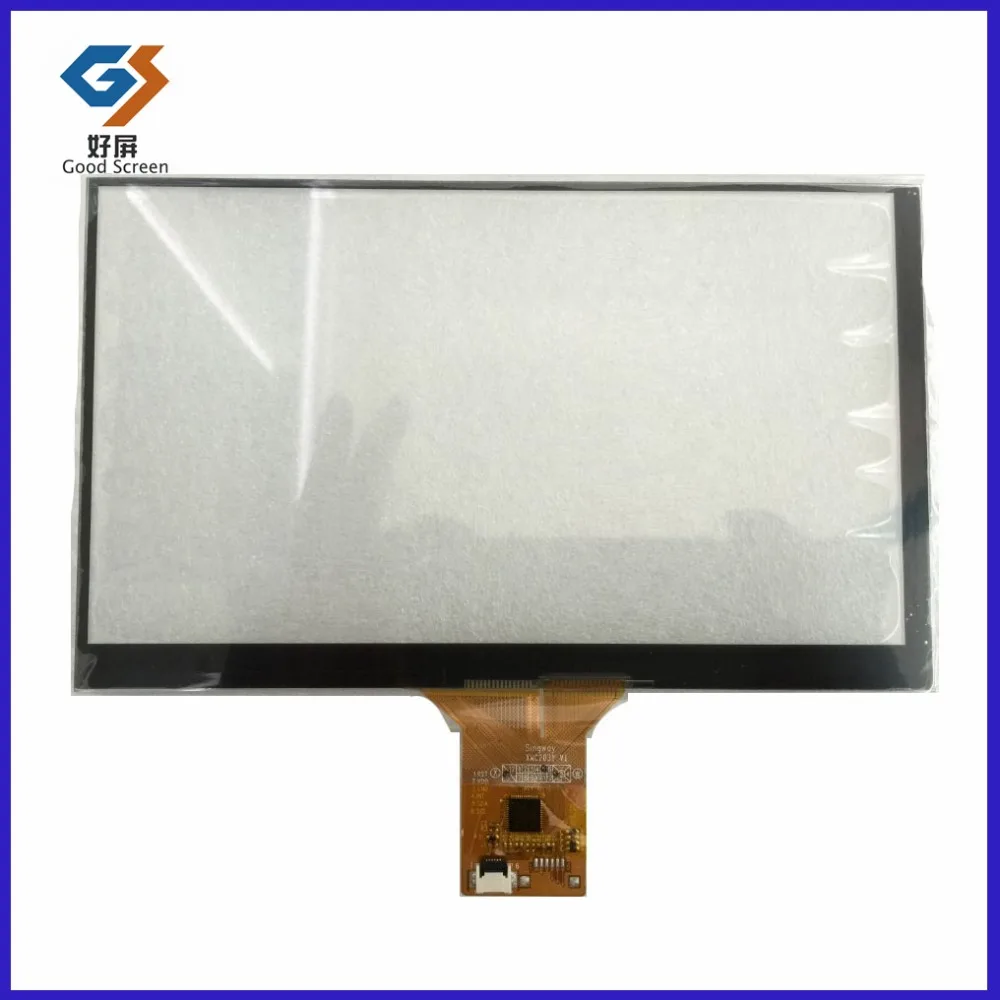 Original 7 Inch P/N XWC2031 GPS Car DVD navigation touch screen panel repair replacement spare parts 165*99 MM