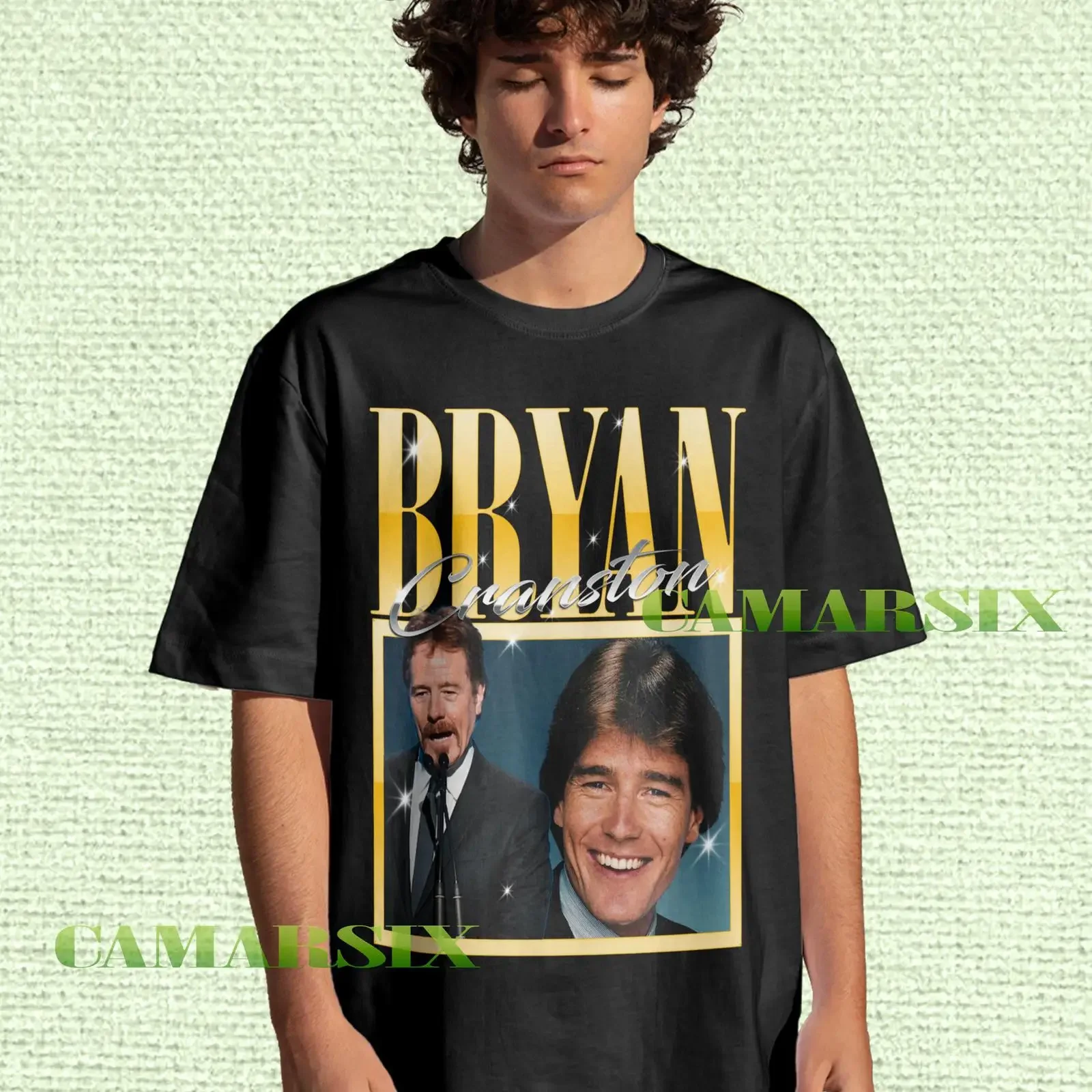 Bryan Cranston Vintage Retro 90s T Shirt Pop Culture Film Lover vintage Washed Versatile Casual Unisex Breathable fashion