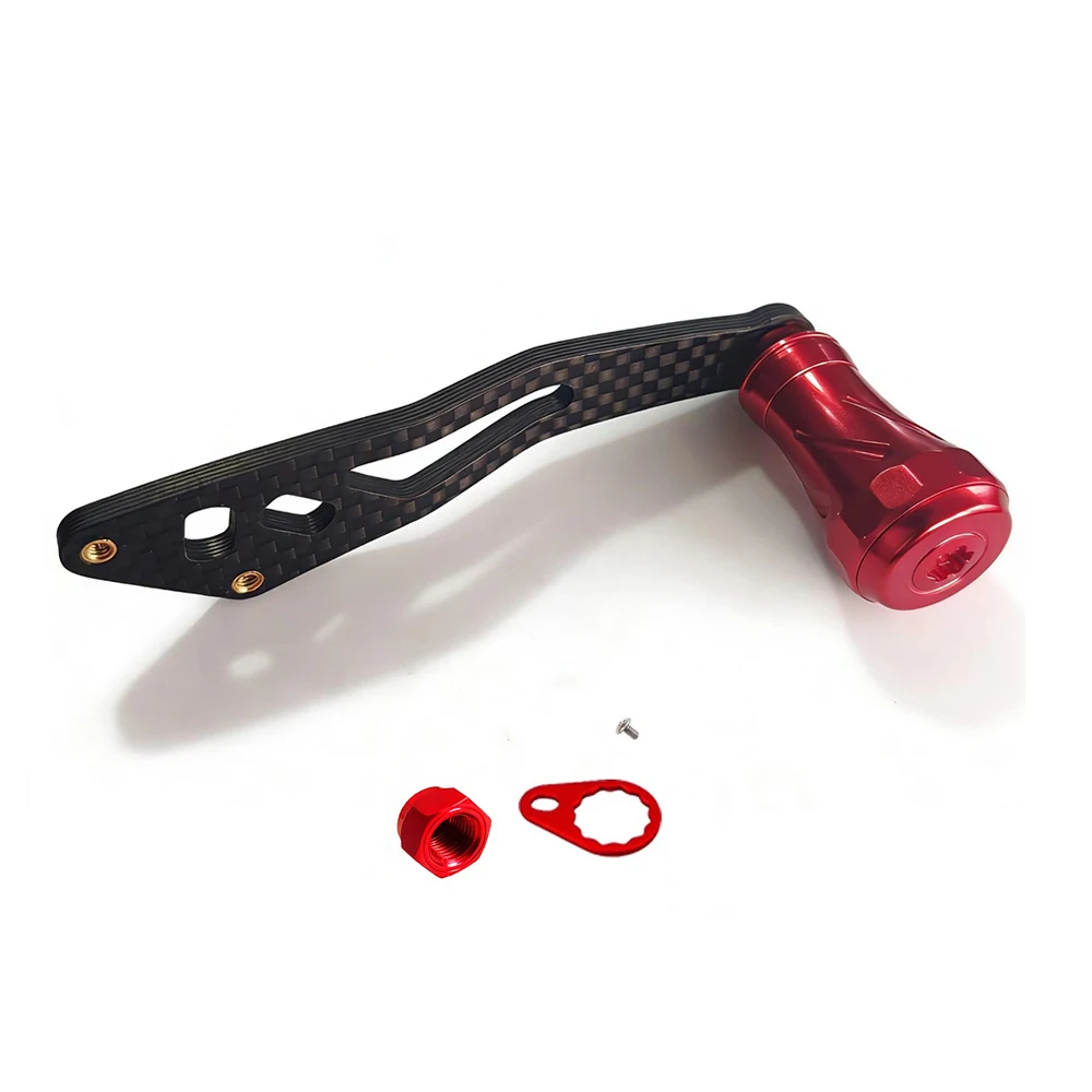 Manivela de carbono con pomo metálico para carretes baitcasting - imagen 5