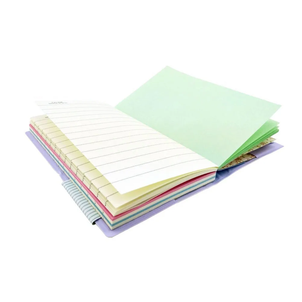 

Work Plans Notebook with Colored Paper PU Exquisite Workmanship High-grade Gift