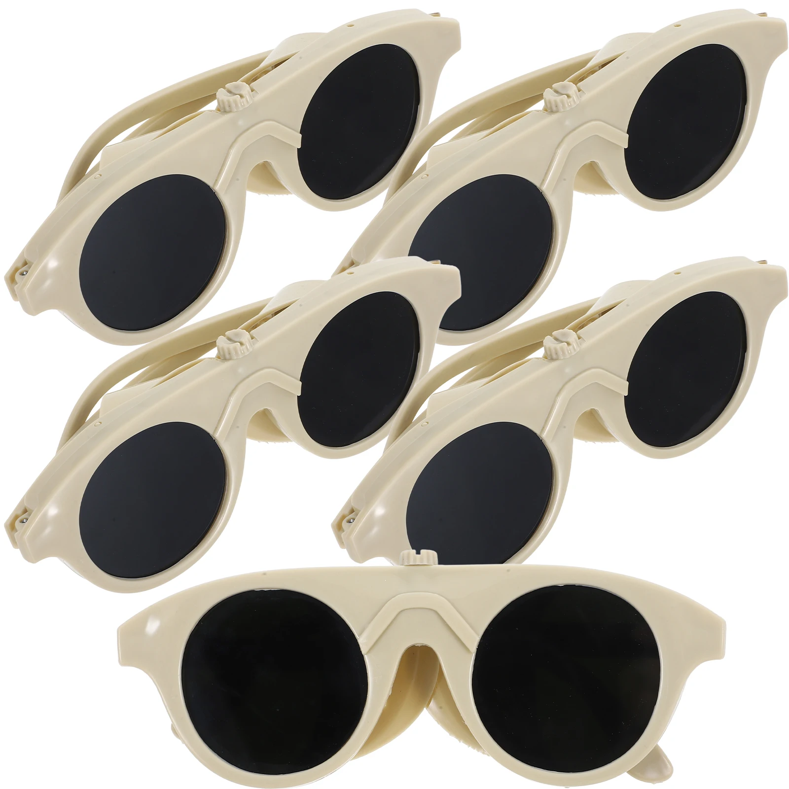 

5pcs Welding Goggles Plastic Protective Glasses Eye Safety Supplies Durable Lightweight For Men Women Anti Impact Dust Proof