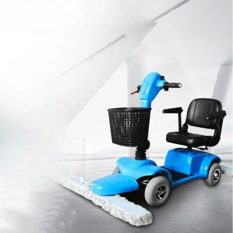 Electric Driving Dust Cart Commercial Trailer Dust Cart