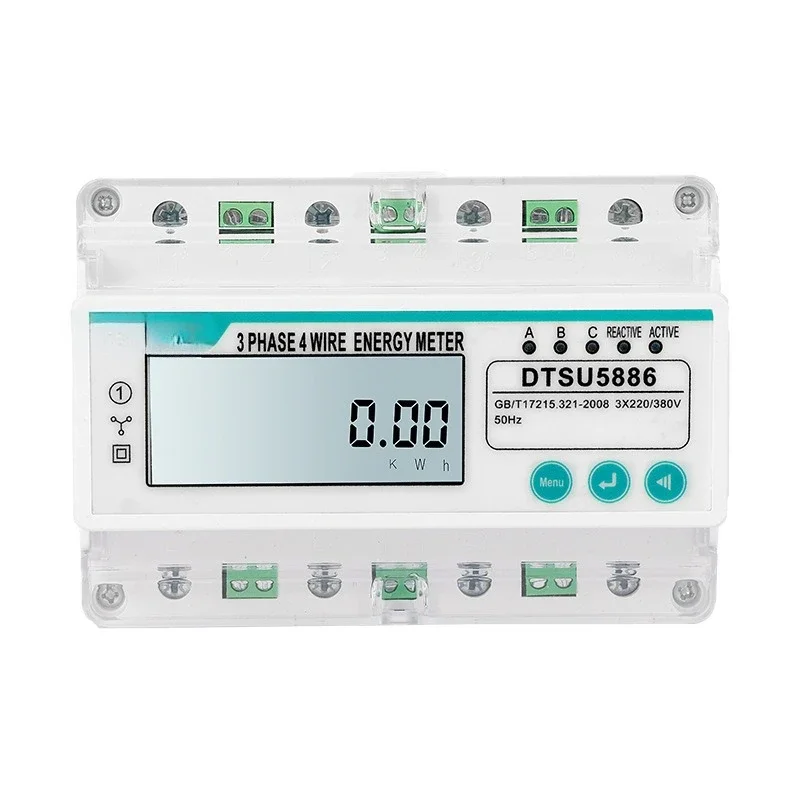 

Three-phase four-wire 7P multi-function 485 remote communication electronic meter 380V