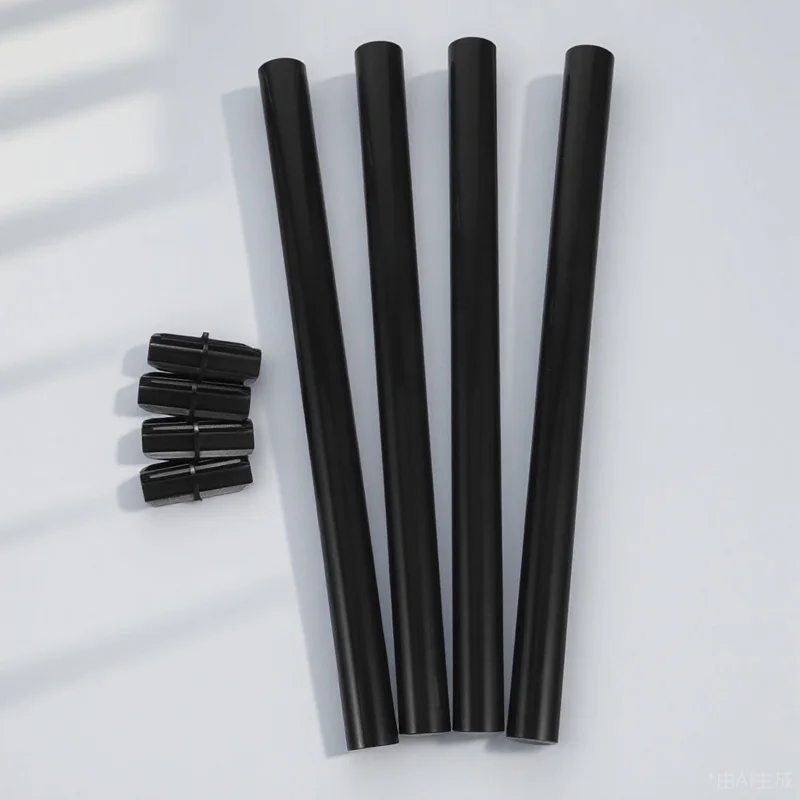 4Sets Solar Light Extension Rods Reinforced ABS Durable Outdoor Ground Spike Rods Garden Lamp Stake Poles Landscape Connectors