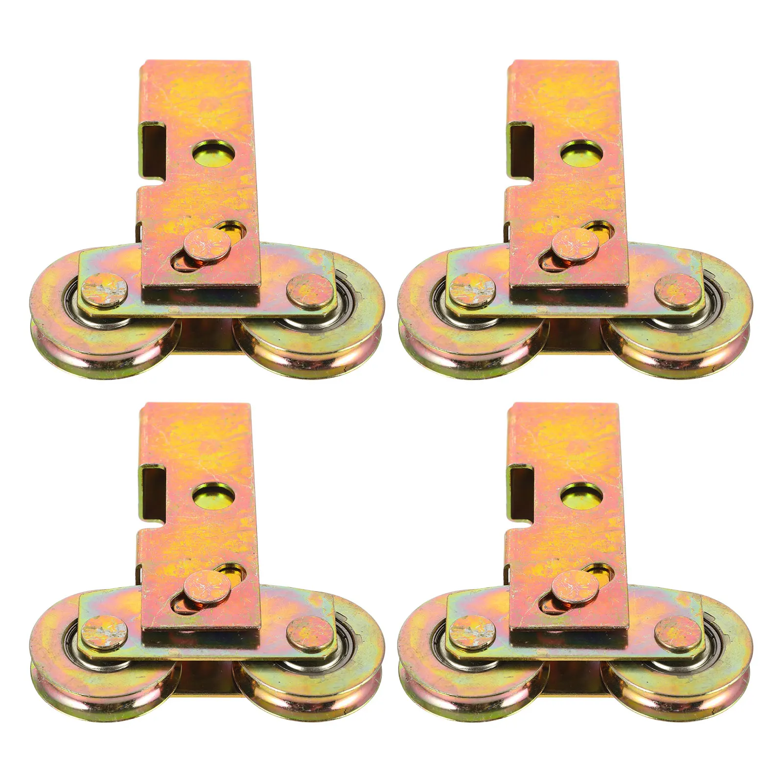 

4 шт. 1-1/4 дюйма раздвижные ролики сверхмощный универсальный сменный комплект для патио, стеклянная дверь, гусеничный шкив, прочная фурнитура для колес