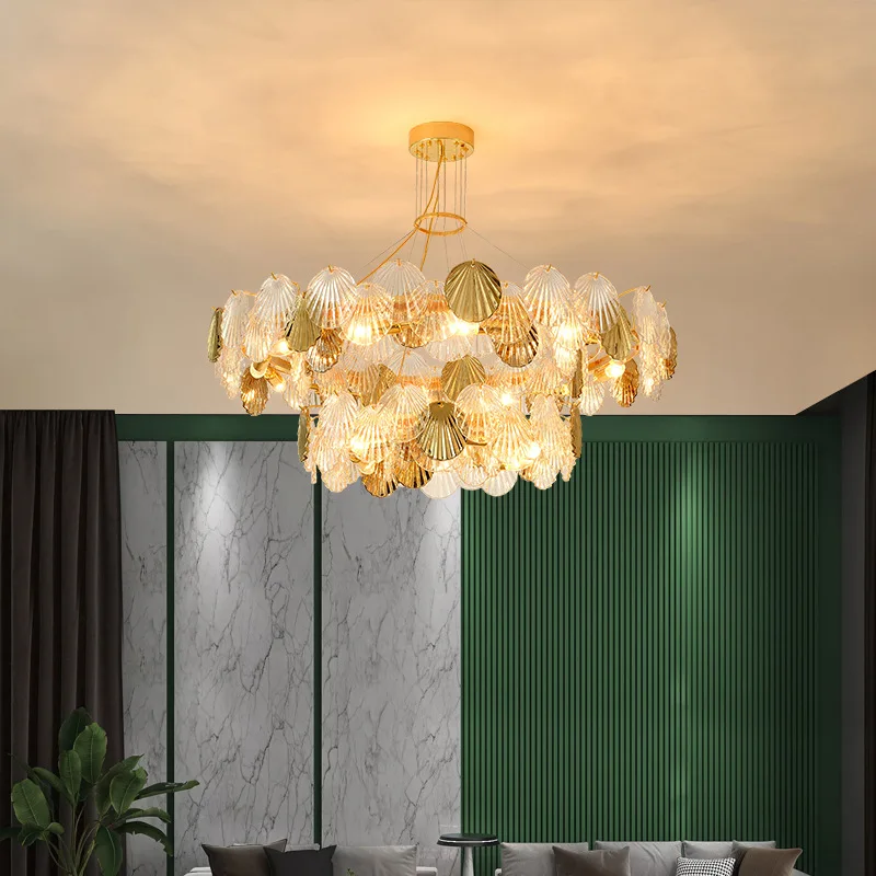 

Chandelier Lighting Nordic Pendant Lamp Luxury Living Room Large Chandeliers Ceiling Hanging Cluster Pendant Light for Bedroom