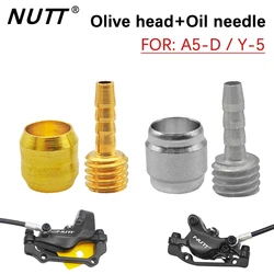 NUTT Oil Needle Olive Head, freio de óleo hidráulico elétrico, Scooter, Acessórios E-Bike, 2-Piston, A5-D, Y-5, 4-Pistons