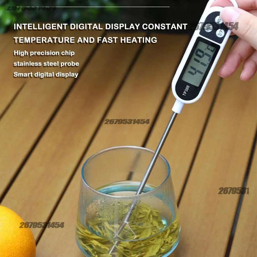 Kitchen Thermometer for Cooking Digital Temperature MeasuringTool for Meat Electronic Food Thermometer LCD Display Food gallery 4