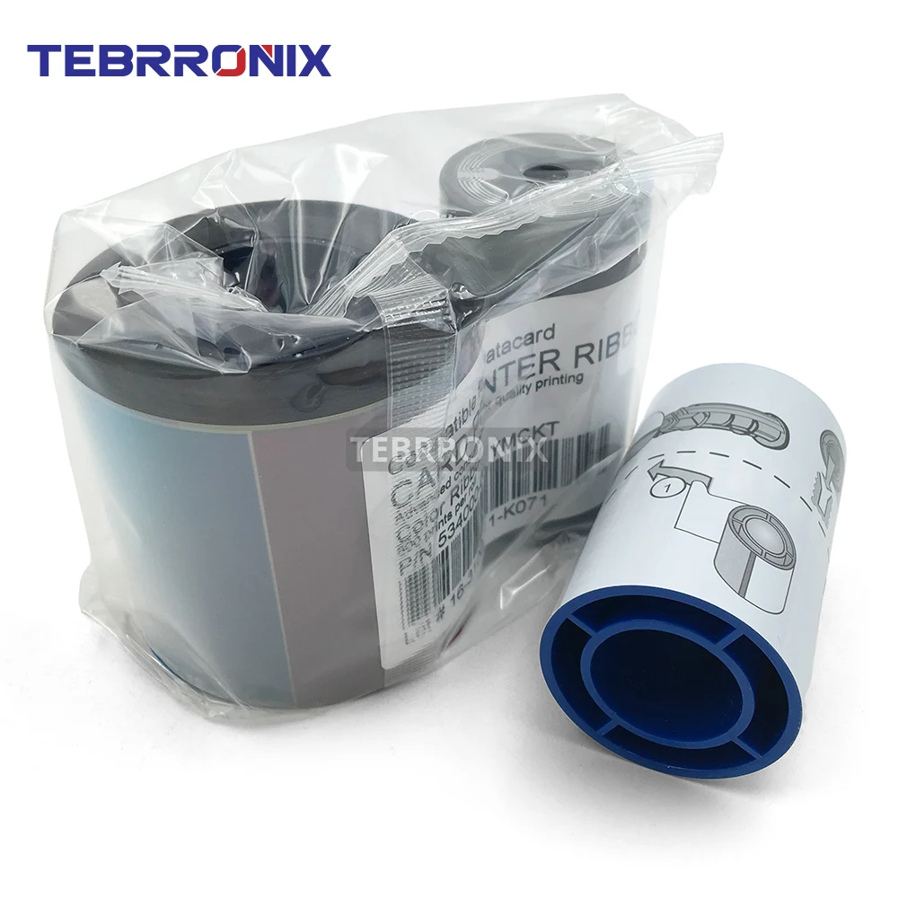 534000-003 شريط ألوان YMCKT جديد لطابعة بطاقات Datacard SP35 SP35Plus SP55 SP55Plus SP75 SP75Plus 500 طباعة/لفة #4