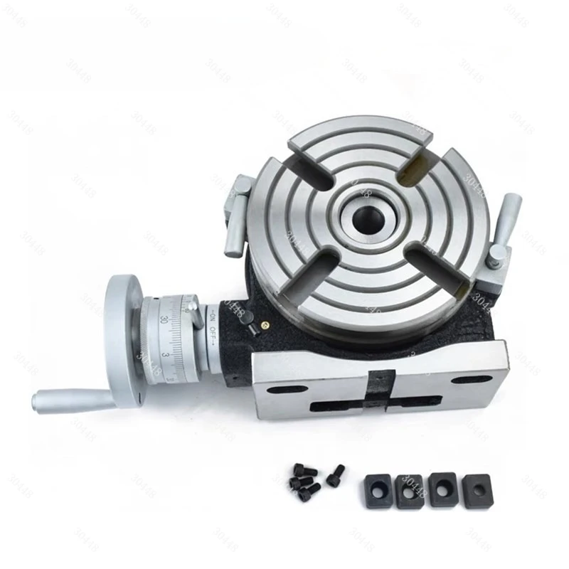 High Precision Vertical and Horizontal Dual-use Indexing Plate Milling Machine Rotary Table Divider Indexing Head Manual Simple