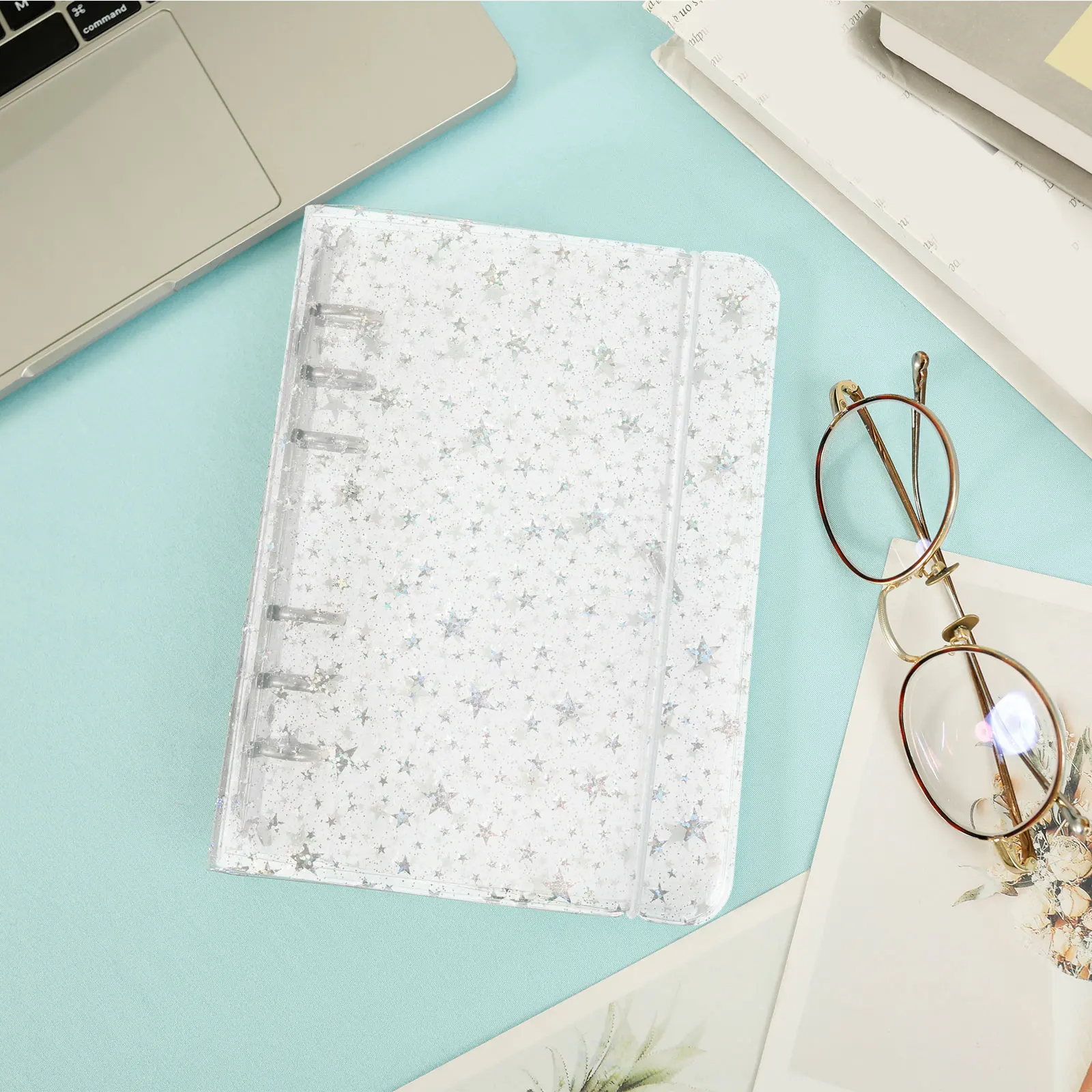 

2 Pcs Planner Cover Translucent Notebook Binder Cover Waterproof Journal Sleeve Versatile Stationery Supplies for Studying