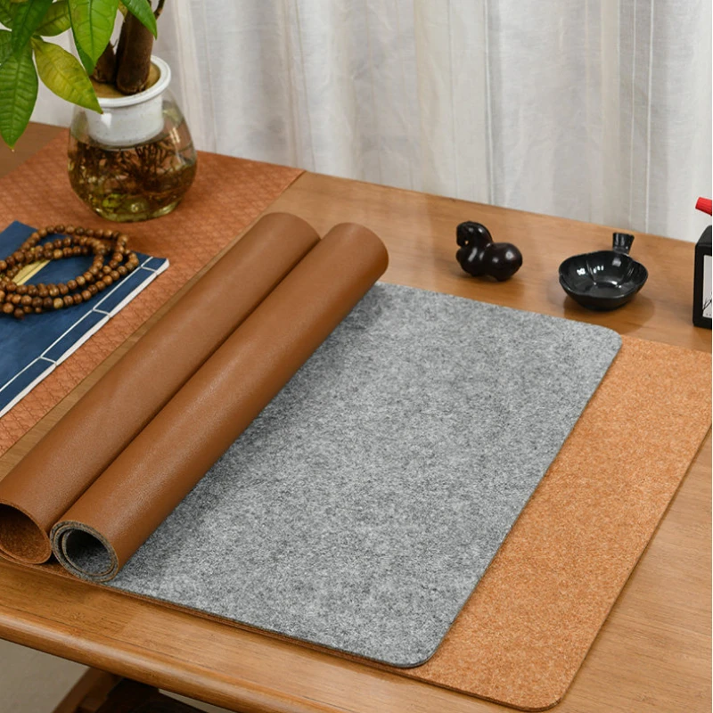 Double Sided Thick Wool Felt Calligraphy Mat Desk Pad Anti Pilling for Writing Painting Art Supply DIY Sewing Writing Accessory