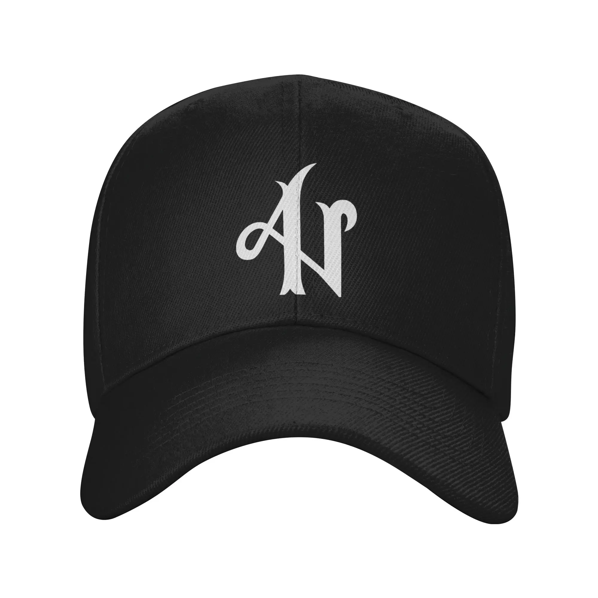 Fashion Camiseta Negra Adexe Y Nau Logo Curved Brim Baseball Cap Daily Outfits Men's Panama Hat