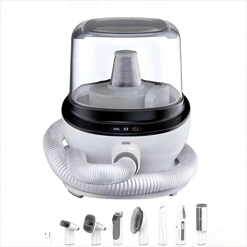 

Professional Pet Grooming Vacuum Kit for Dogs and Cats Quiet Motor Multi-functional Cleaning Tools