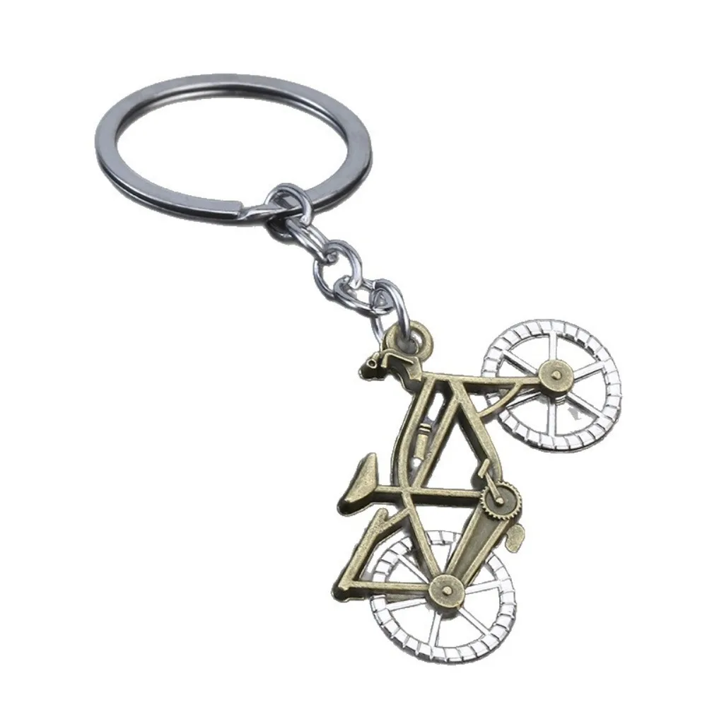 Vintage Fahrrad-Schlüsselanhänger in kreativer Form, tragbarer Metall-Schlüsselring für Herren, Fahrradliebhaber, Rucksack- und Autoschlüsselanhänger, Geschenke – Detail 6