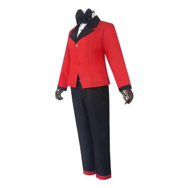 Anime Hazbin Cosplay Hotel CHARLIE Costume Abito Giacca uniforme Vestito Costume di carnevale di Halloween Parrucca Donna Uomo