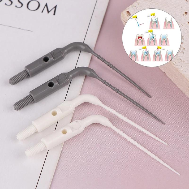 1Pcs Kunststoff Dental Sonic Bewässerung Tipps Wurzel Kanal Seitliche Bewässerung Nadel Zähne Reinigung Werkzeug Dental Liefert