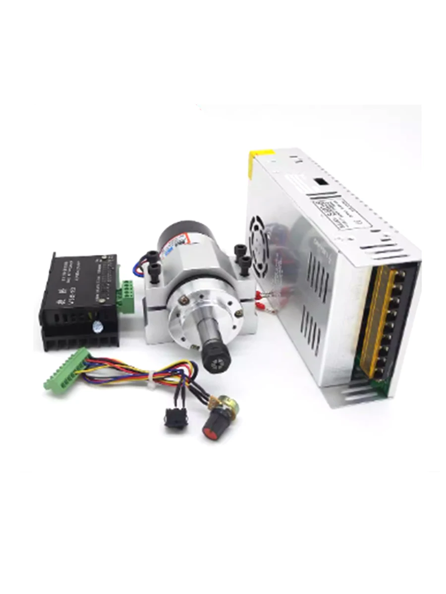 WS55-140 Brushless 300W High Speed Spindle DC36V 12000 Rpm 24 Hours MACH3 Engraving