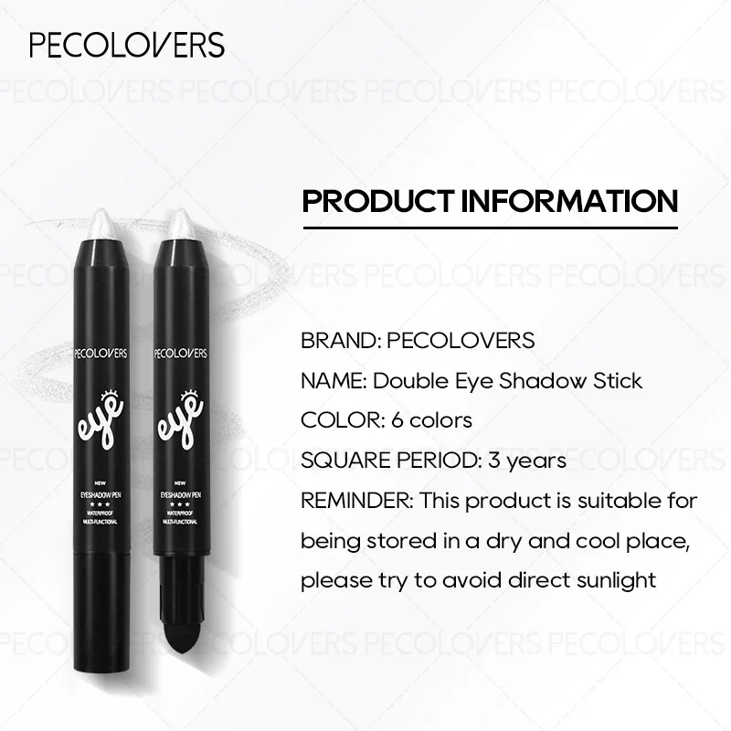 Matte White Eye Shadow & Aegyo Sal Highlighter Pen - Professional K-Beauty Cosmetic, Perfect for Glitter Eye Makeup for Women