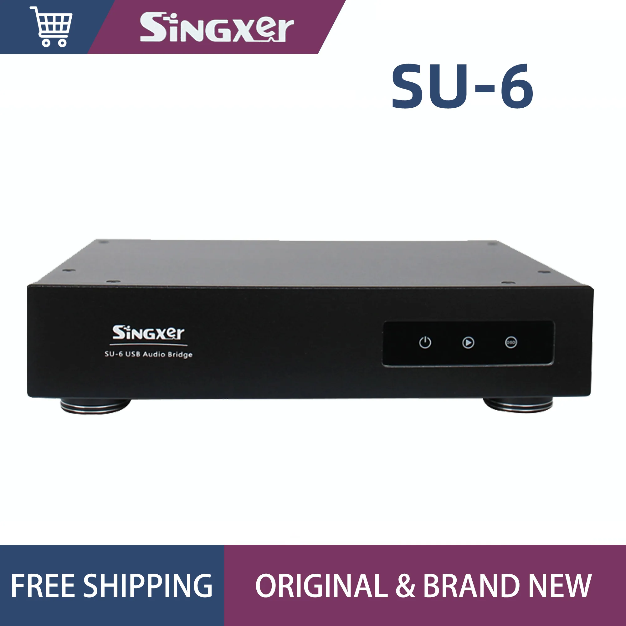 Singxer SU-6 USB Digital Interface Femtosecond Clock SU6 Audio Clock XMOS/XU208/CPLD DSD512 HIFI SU6